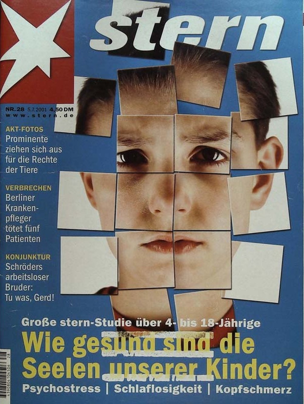 Stern Magazin Deutschland 2001-28 Gerhard Schröder