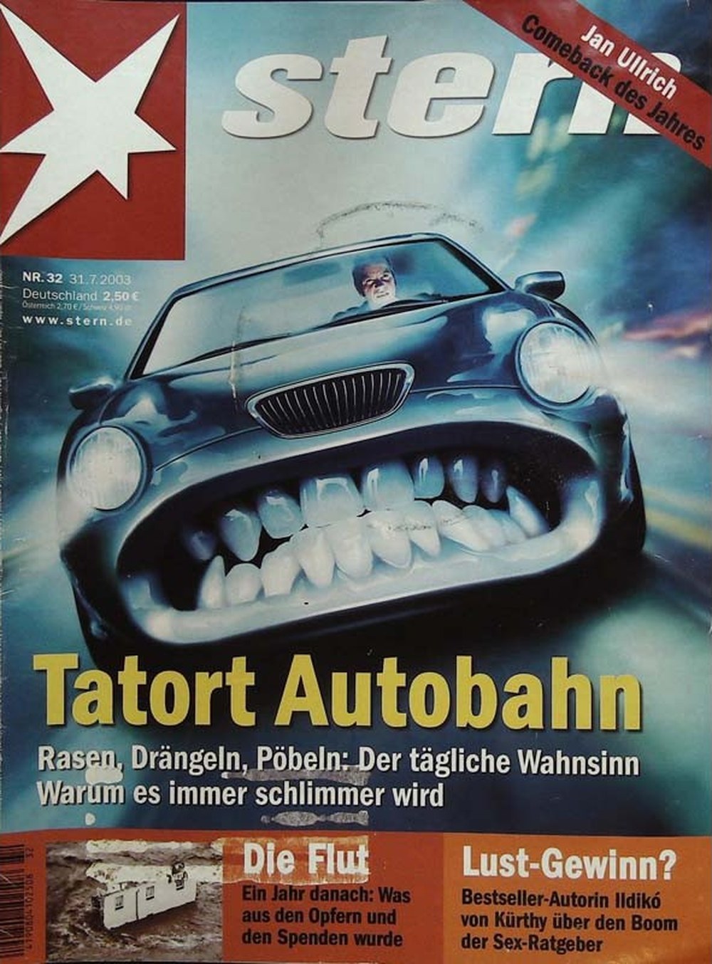Stern Magazin Deutschland 2003-32 Jan Ullrich Ildikó Von Kürthy