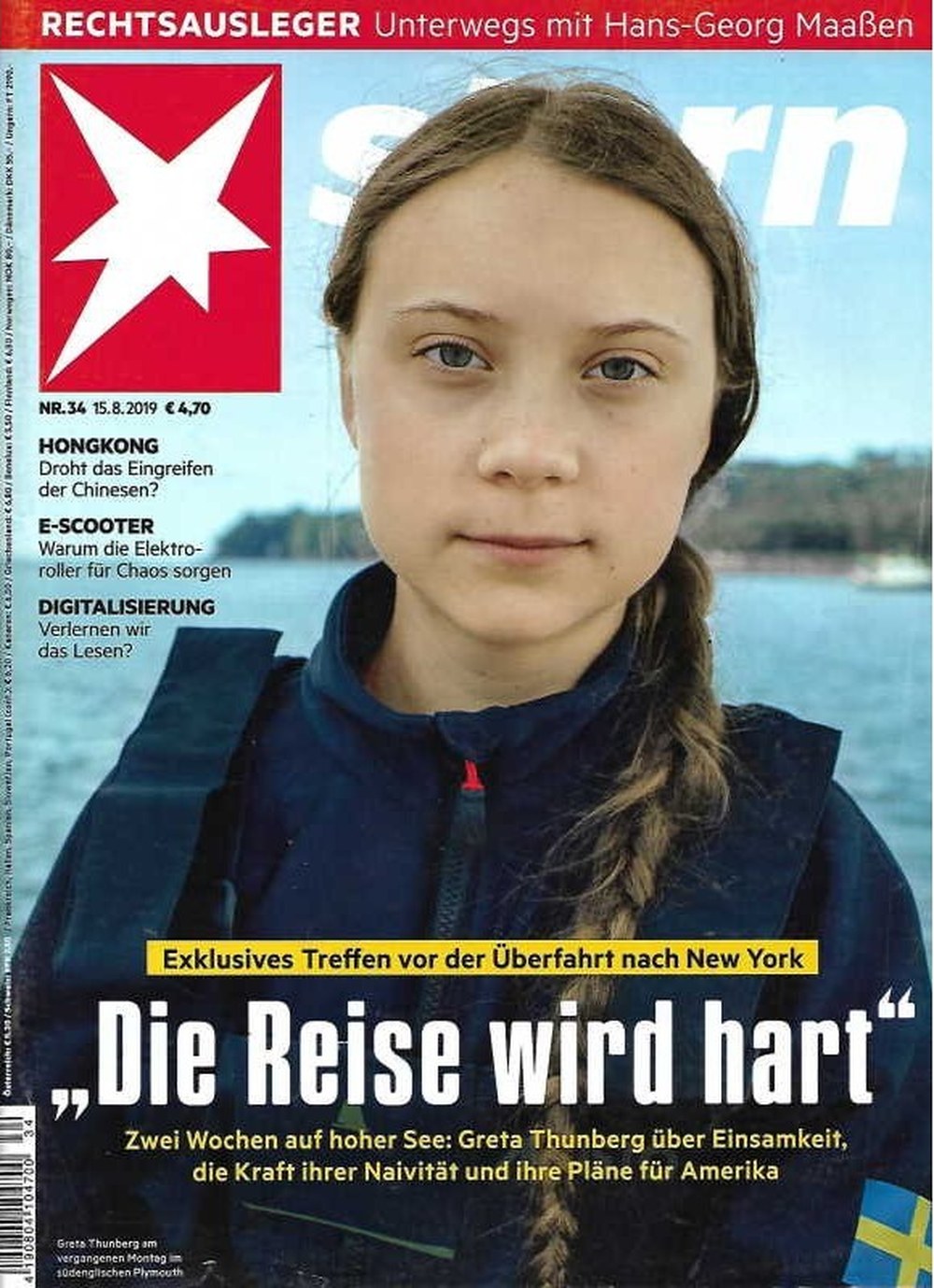 Stern Magazin Deutschland 2019-34 Greta Thunberg Hans-Georg Maaßen