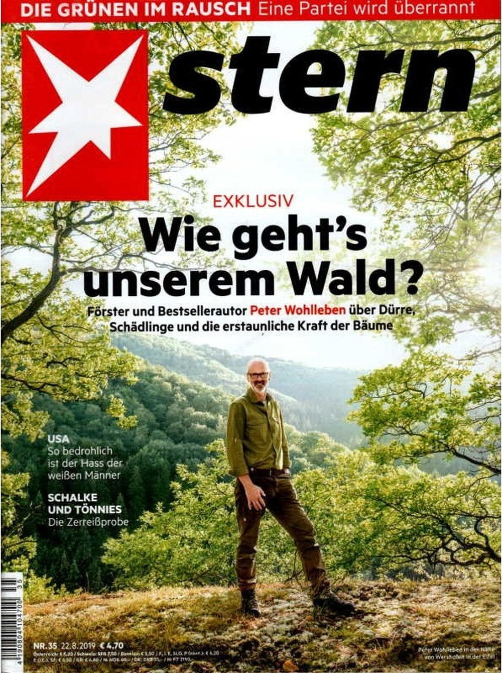 Stern Magazin Deutschland 2019-35 Peter Wohlleben Die Grünen