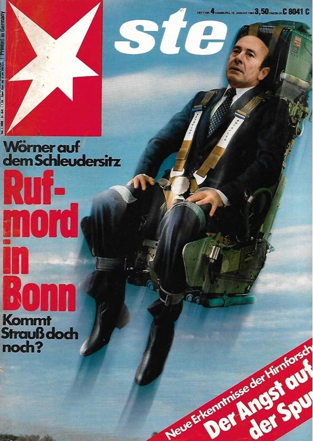 Stern Edition Revista Alemanha 1984-04 – Manfred Wörner – Edição original