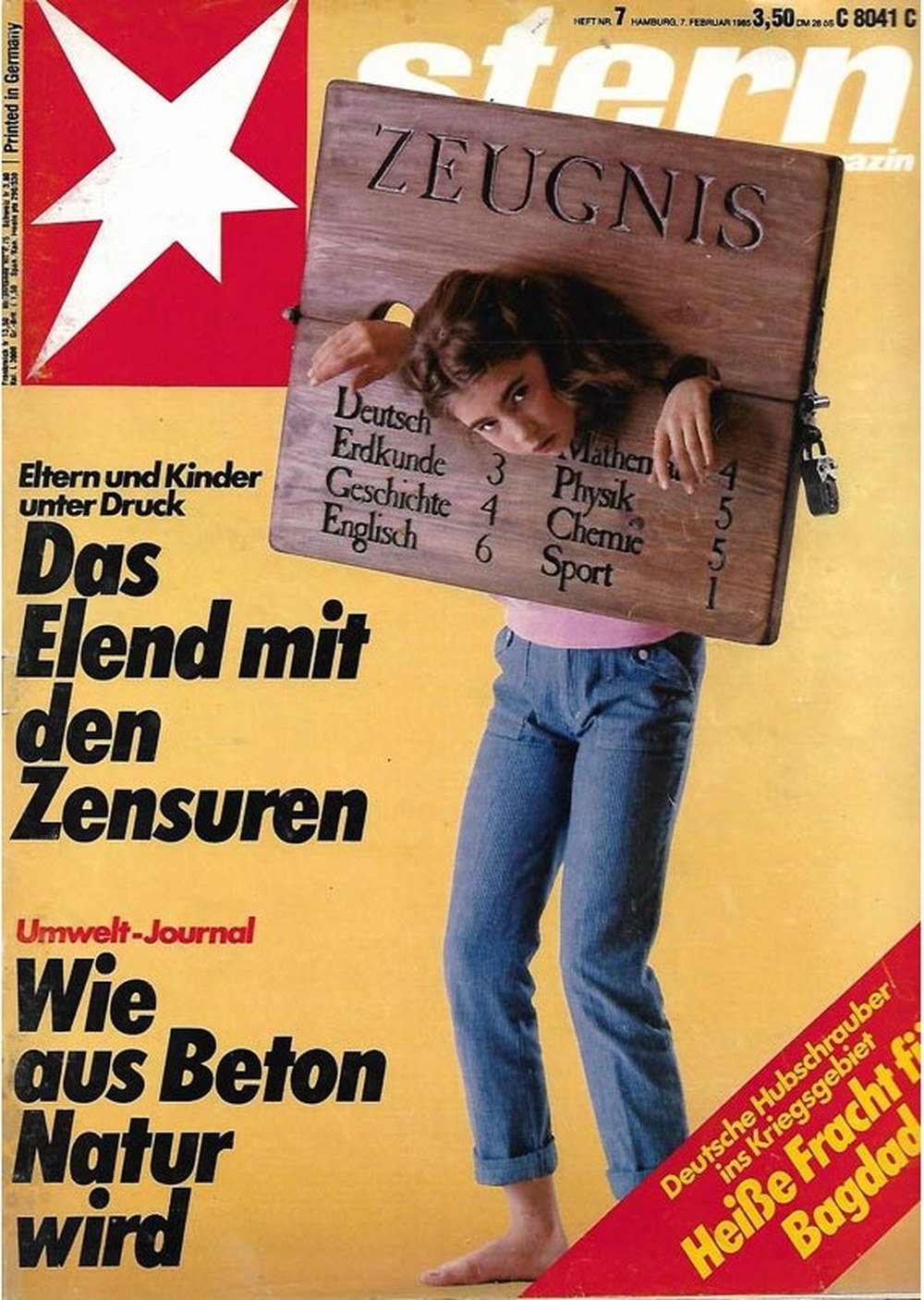 Stern Edition Magazine Germany 1985-07