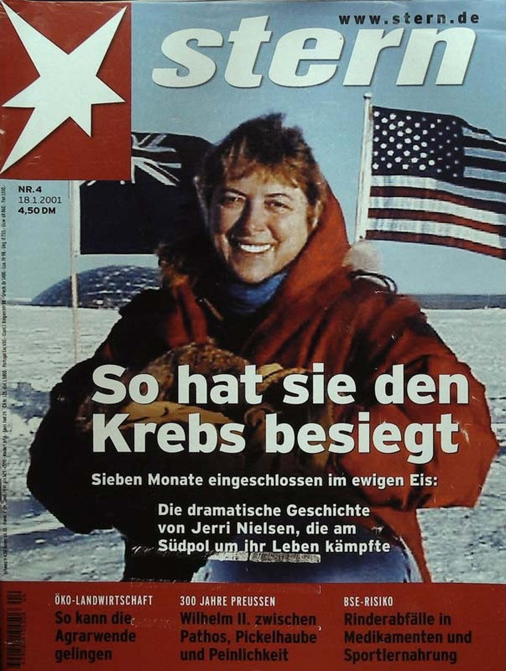 Stern Ausgabe Magazin Deutschland 2001-04 Jerri Nielsen