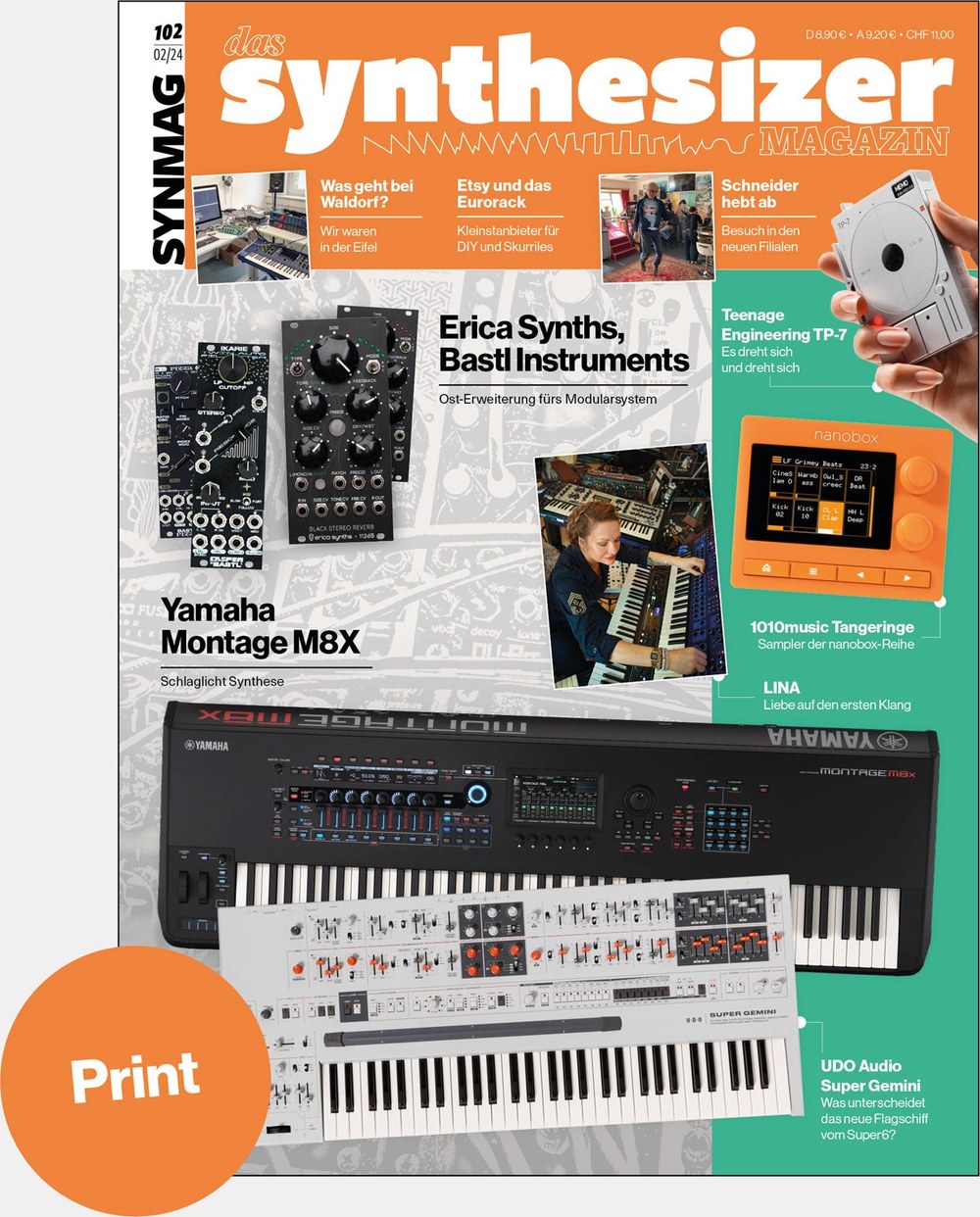 Synthesizer Magazin Deutschland 2024-04 Synthesizer Modularsystem Erica Synths