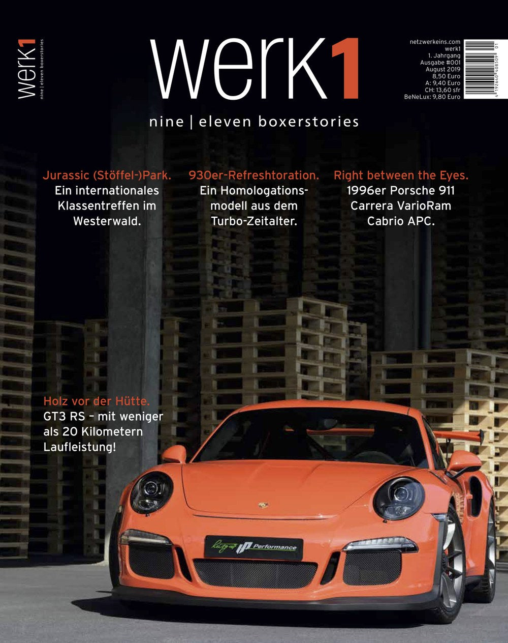 Werk1 Magazin Deutschland 2019-08 Porsche 911 GT3 RS Automobilismus Sportwagen