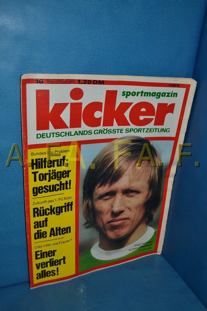 Kicker Sportrevue Magazin Deutschland 1974-10 Siegfried Held Muhammad Ali Joe Frazier 1. FC Köln Kickers Offenbach