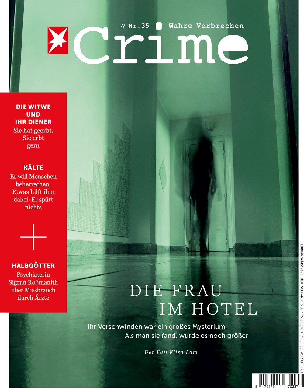 Stern Crime Magazin Deutschland 2021-35 Elisa Lam Sigrun Roßmanith