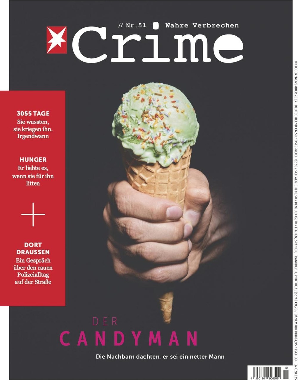 Stern Crime Magazin Deutschland 2023-51 Candyman Wahre Verbrechen True Crime