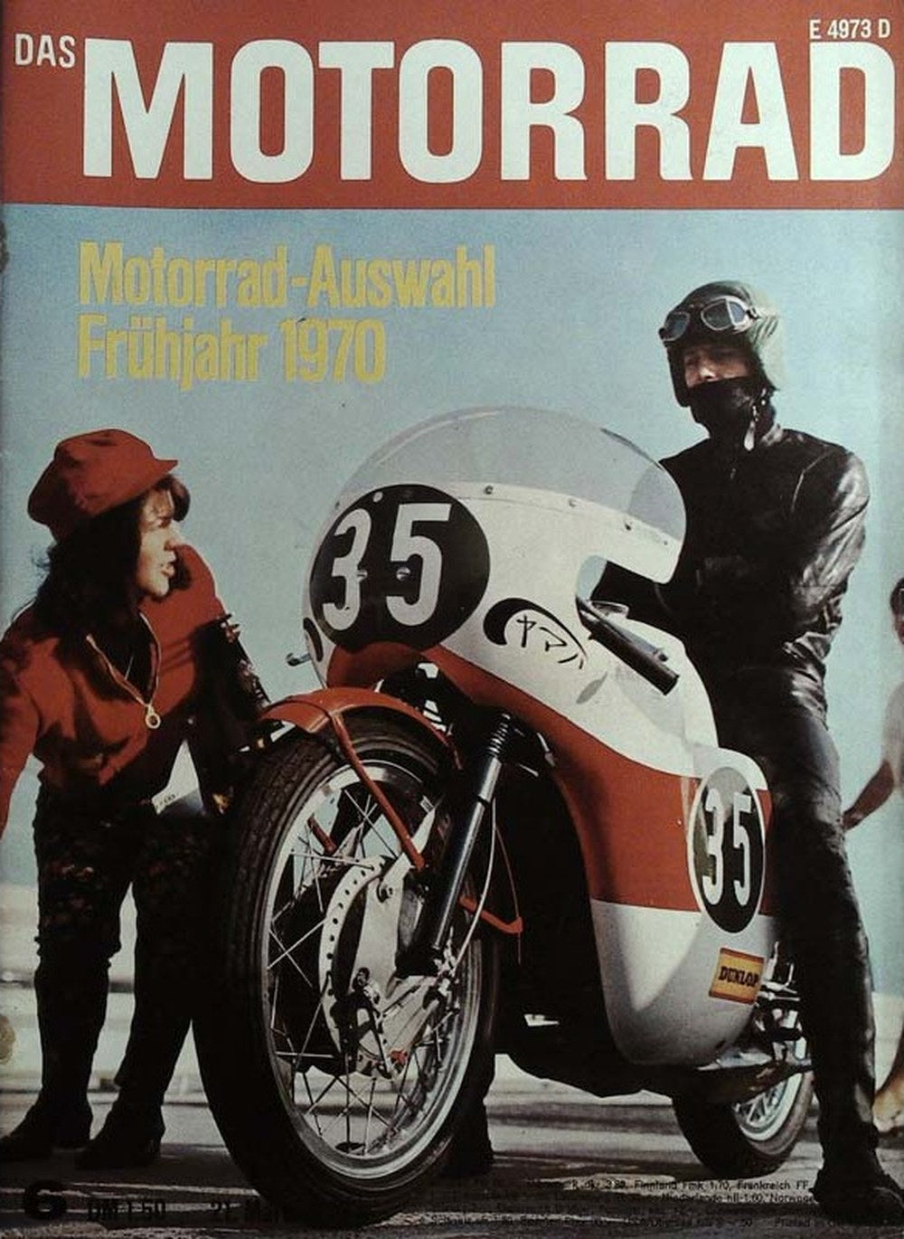 Das Motorrad + Der Roller Magazin Deutschland 1970-06 Motorrad-Auswahl Frühjahr 1970 Motorradrennen