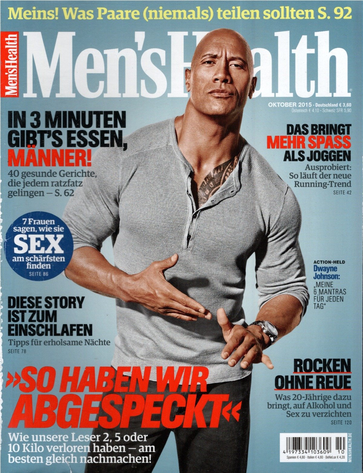 Mens Health Pocket Magazin Deutschland 2022-12 Dwayne Johnson