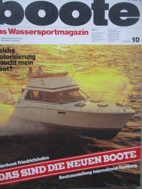 100 Fakten Magazin Deutschland 1980-10 Wassersport Boot Motorboot