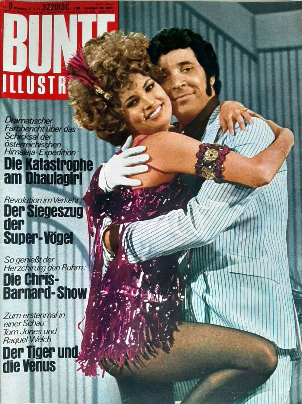 Bunte Magazin Deutschland 1970-08 Raquel Welch Tom Jones