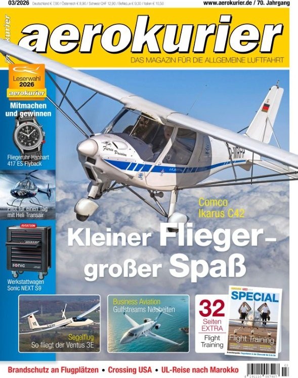 Aerokurier Magasin Tyskland 2026-03