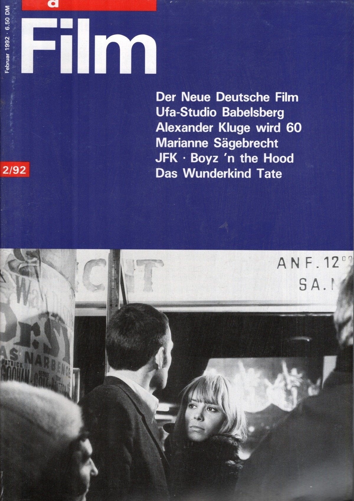 EPD Film Magazin Deutschland 1992-02 Anita Pallenberg Hans Peter Hallwachs Alexander Kluge Marianne Sägebrecht