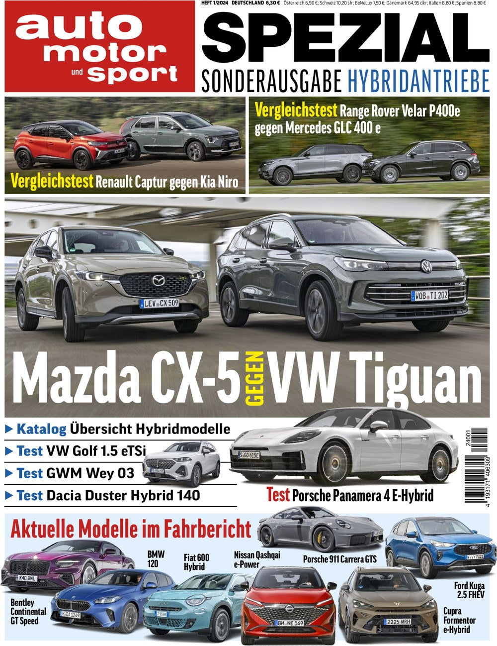 Auto Motor und Sport Edição especial Revista Alemanha 2024-01