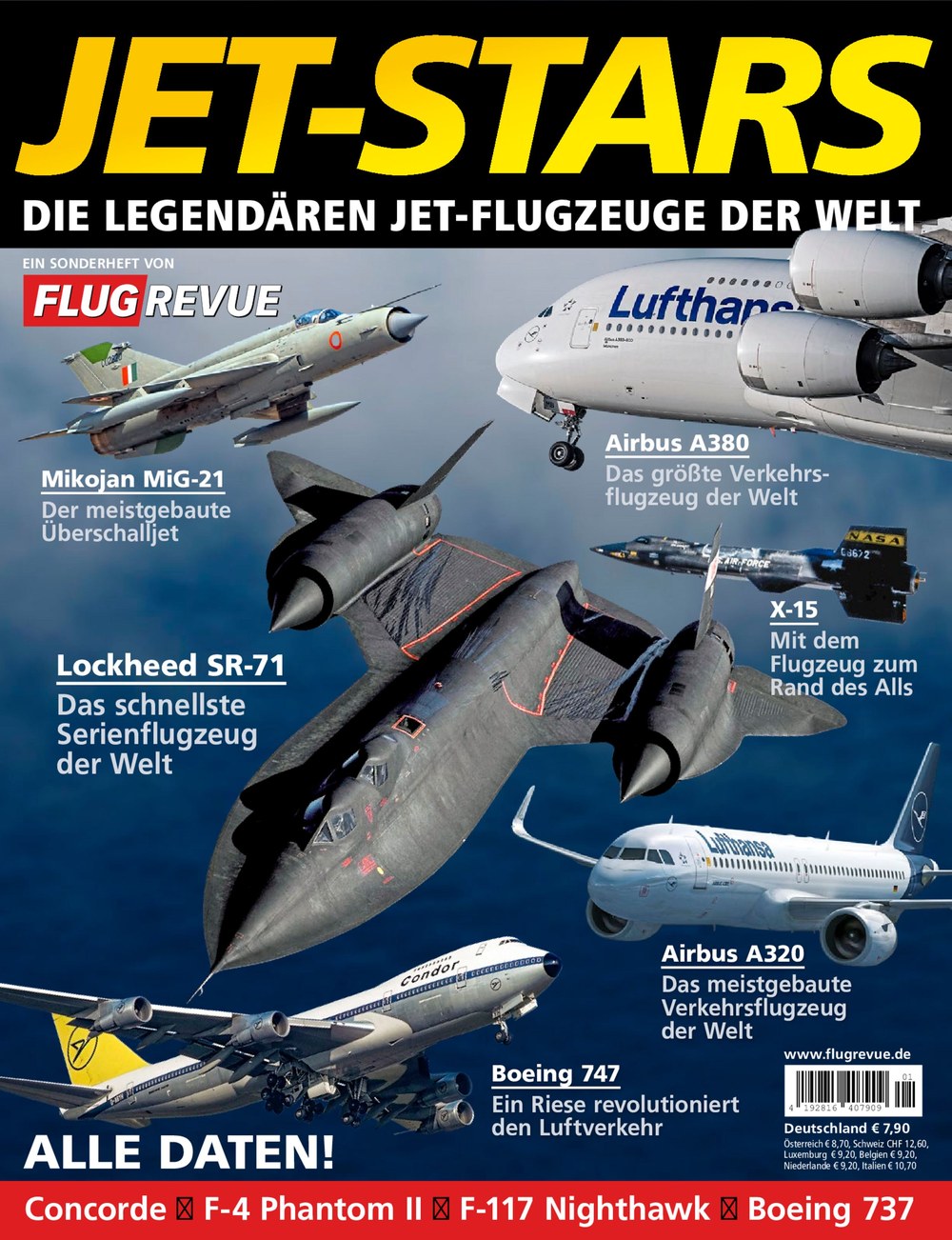 Flug Revue Magazin Deutschland 2026-01 Jet-Flugzeuge Luftfahrtgeschichte Lockheed SR-71
