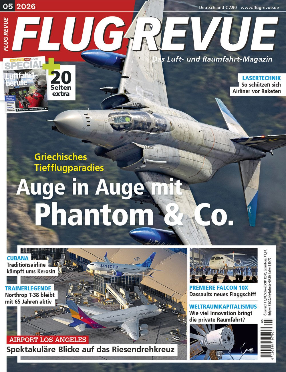 Flug Revue Magazin Deutschland 2026-05 Militärflugzeug F-4 Phantom Griechische Luftwaffe