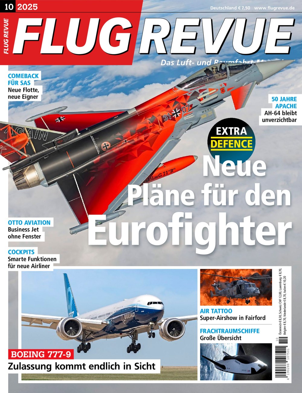 Flug Revue Magasin Tyskland 2025-10