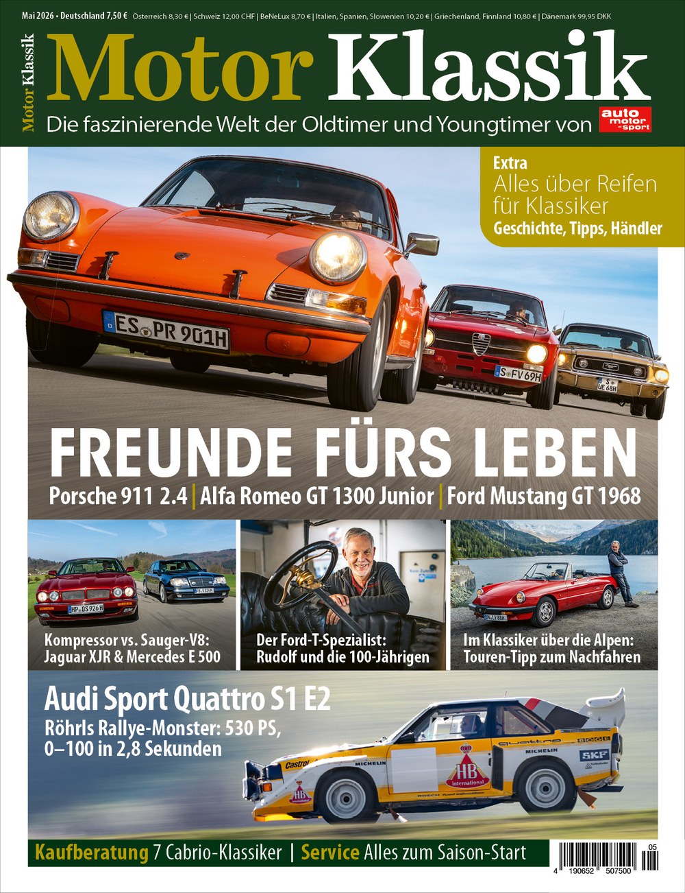Motor Klassik Magazin Deutschland 2026-05 Walter Röhrl