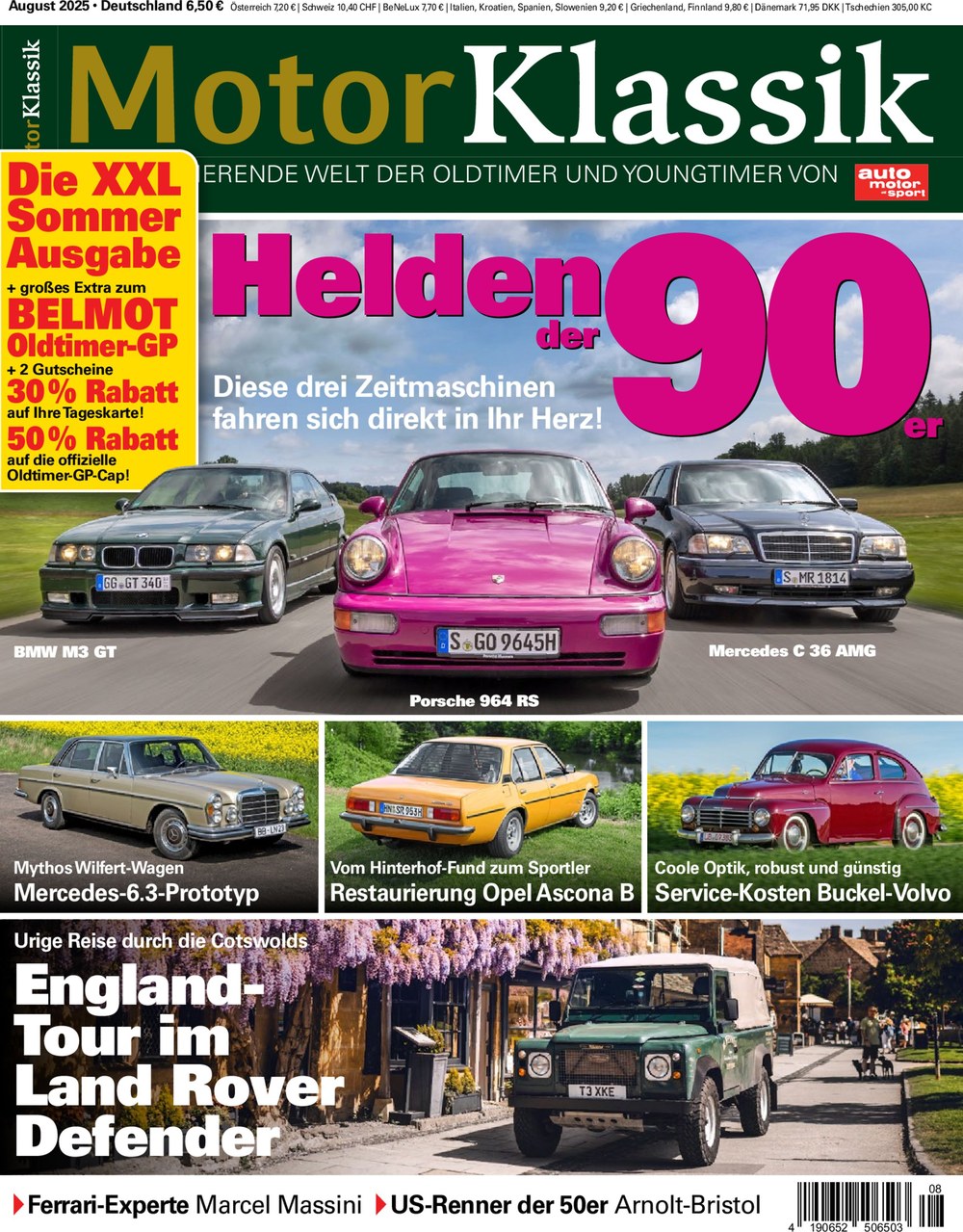 Motor Klassik Magazin Deutschland 2025-08 Marcel Massini