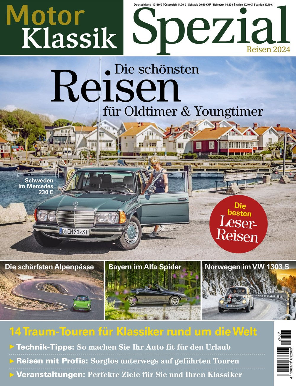 Motor Klassik Magazin Deutschland 2024-01 Oldtimer Youngtimer Reisen