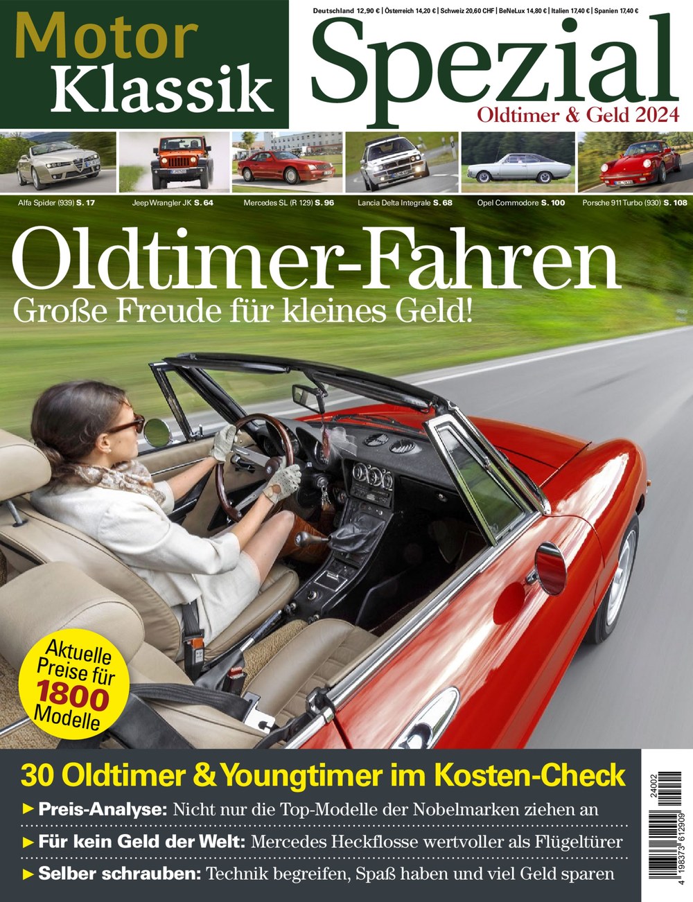 Motor Klassik Magazin Deutschland 2024-02 Oldtimer Youngtimer Oldtimer-Fahren