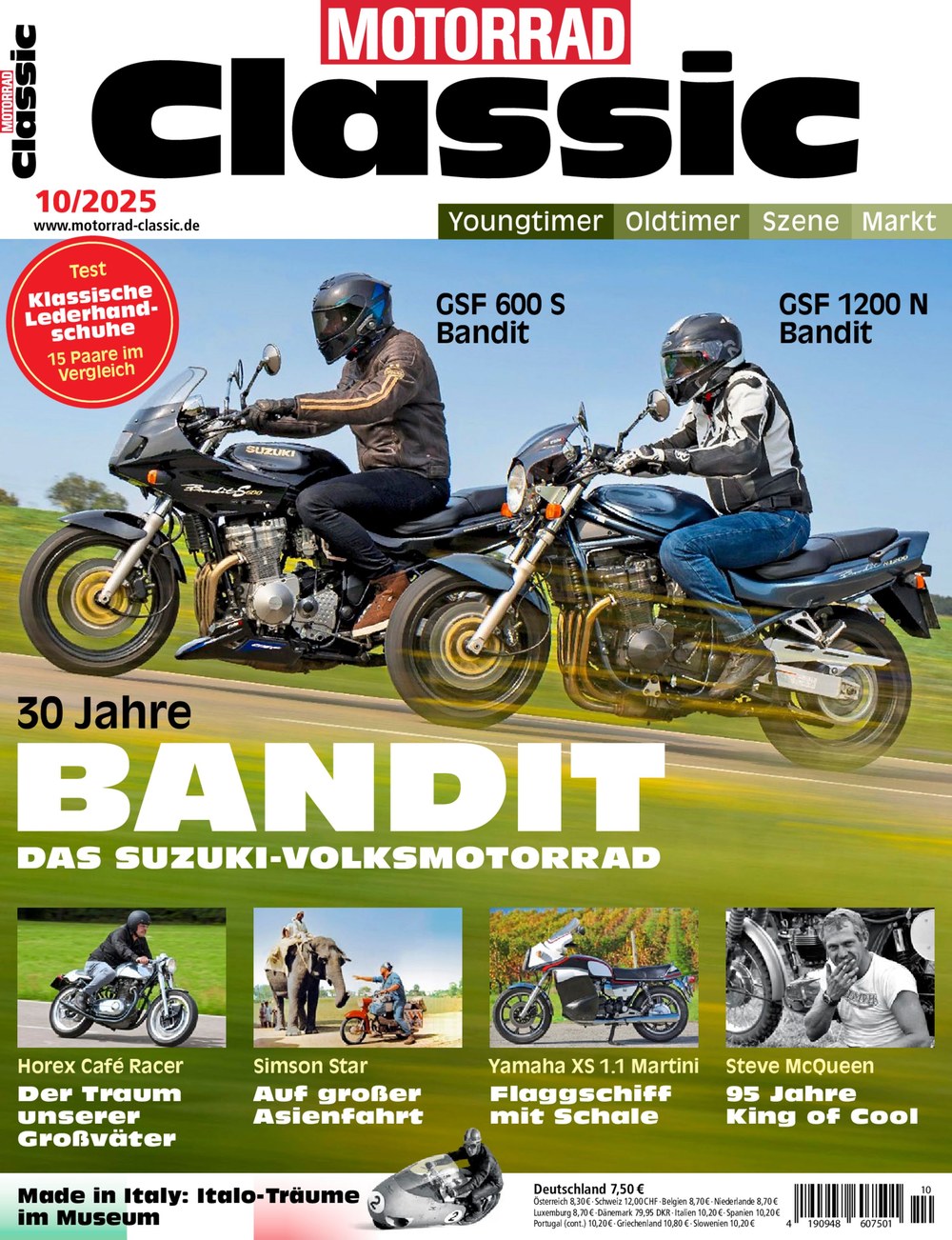 Motorrad Classic Magazin Deutschland 2025-10 Steve McQueen