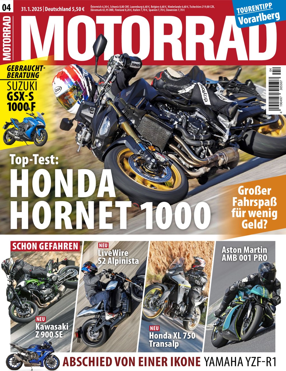 Motorrad Magasin Tyskland 2025-04
