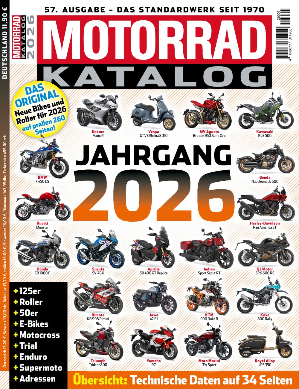 Motorrad-katalog Revista Alemanha 2026-01 Edição original