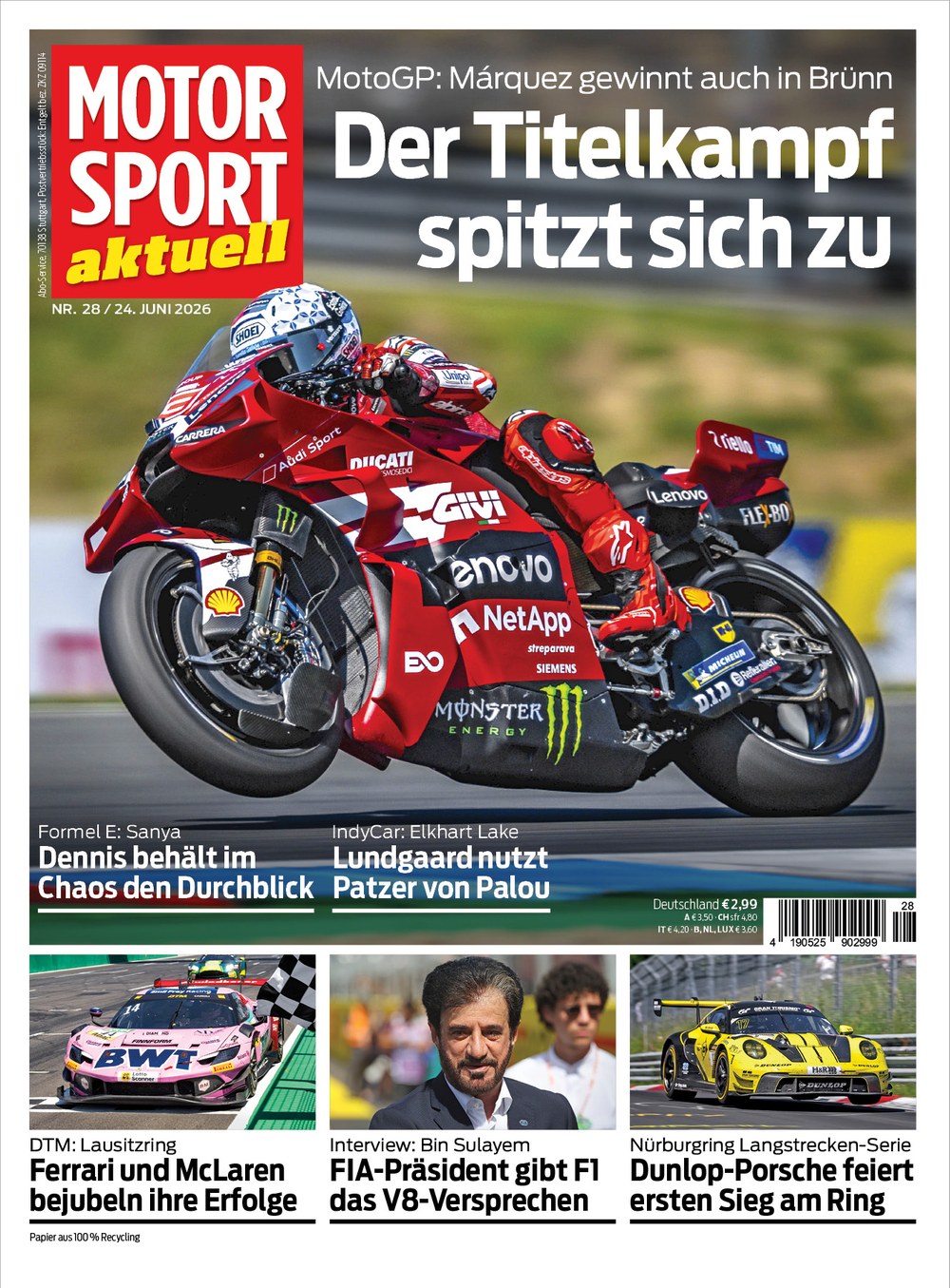 Motorsport Aktuell Magasin Tyskland 2026-28