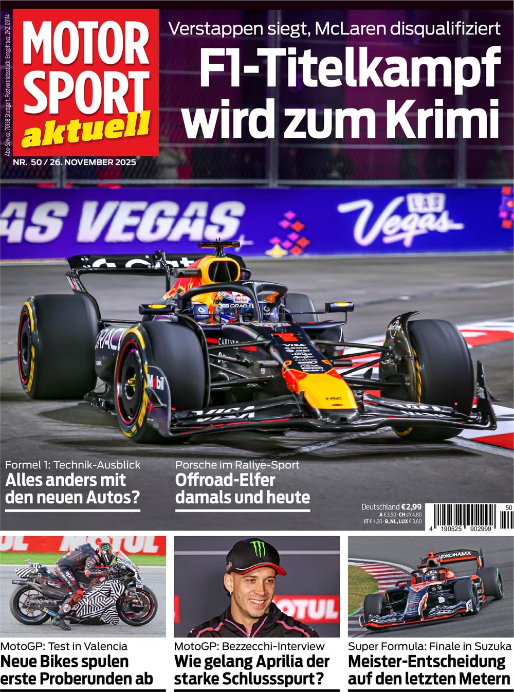 Motorsport Aktuell Magazin Deutschland 2025-50 Max Verstappen