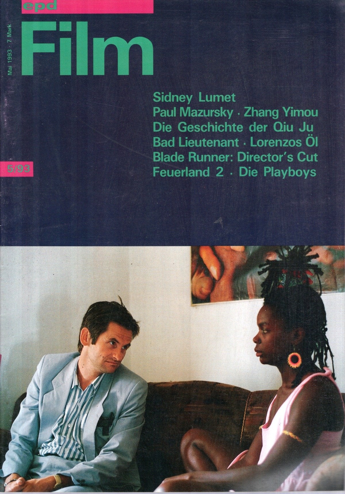 EPD Film Magazin Deutschland 1993-05 Max Rüdlinger Sidney Lumet Paul Mazursky Zhang Yimou
