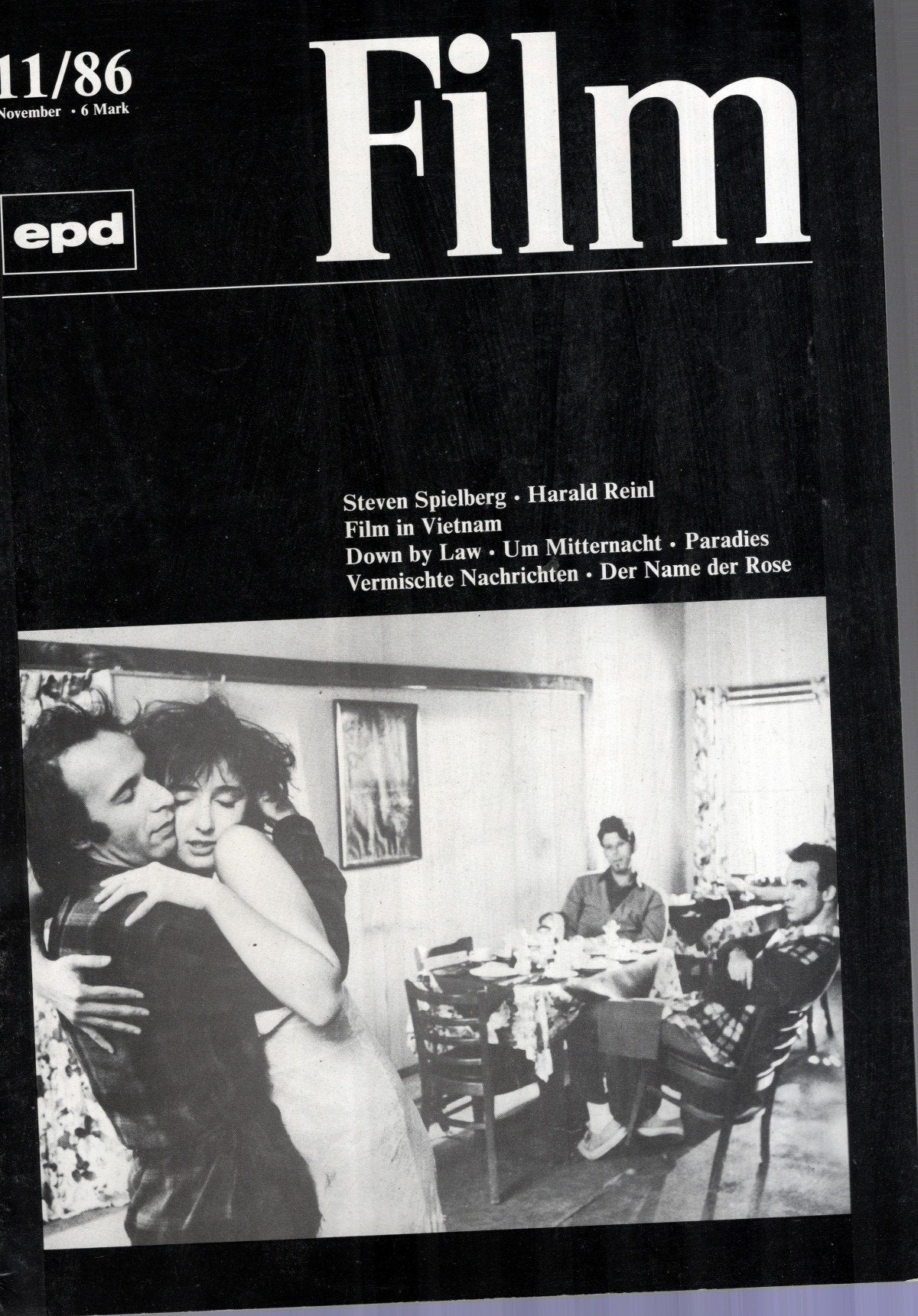EPD Film Magazin Deutschland 1986-11 Roberto Benigni Nicoletta Braschi Steven Spielberg Harald Reinl