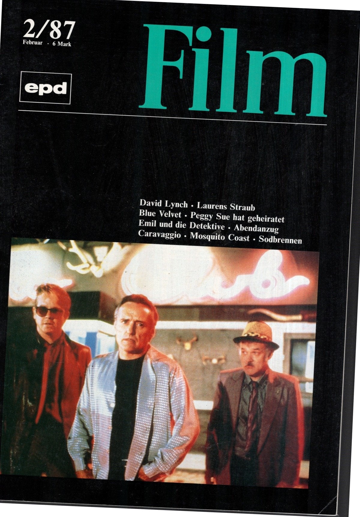 EPD Film Magazin Deutschland 1987-02 Dennis Hopper David Lynch Laurens Straub