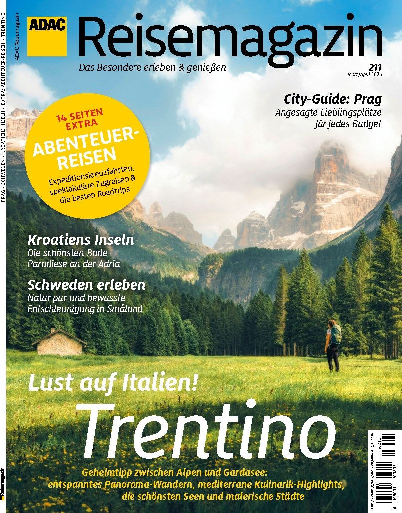 ADAC Reisemagazin Magazin Deutschland 2026-211 Trentino Italien Alpen