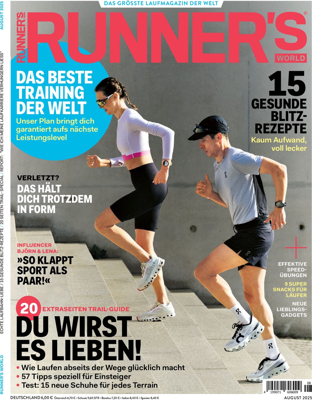 Runner's World Magazin Deutschland 2025-08 Björn Lena