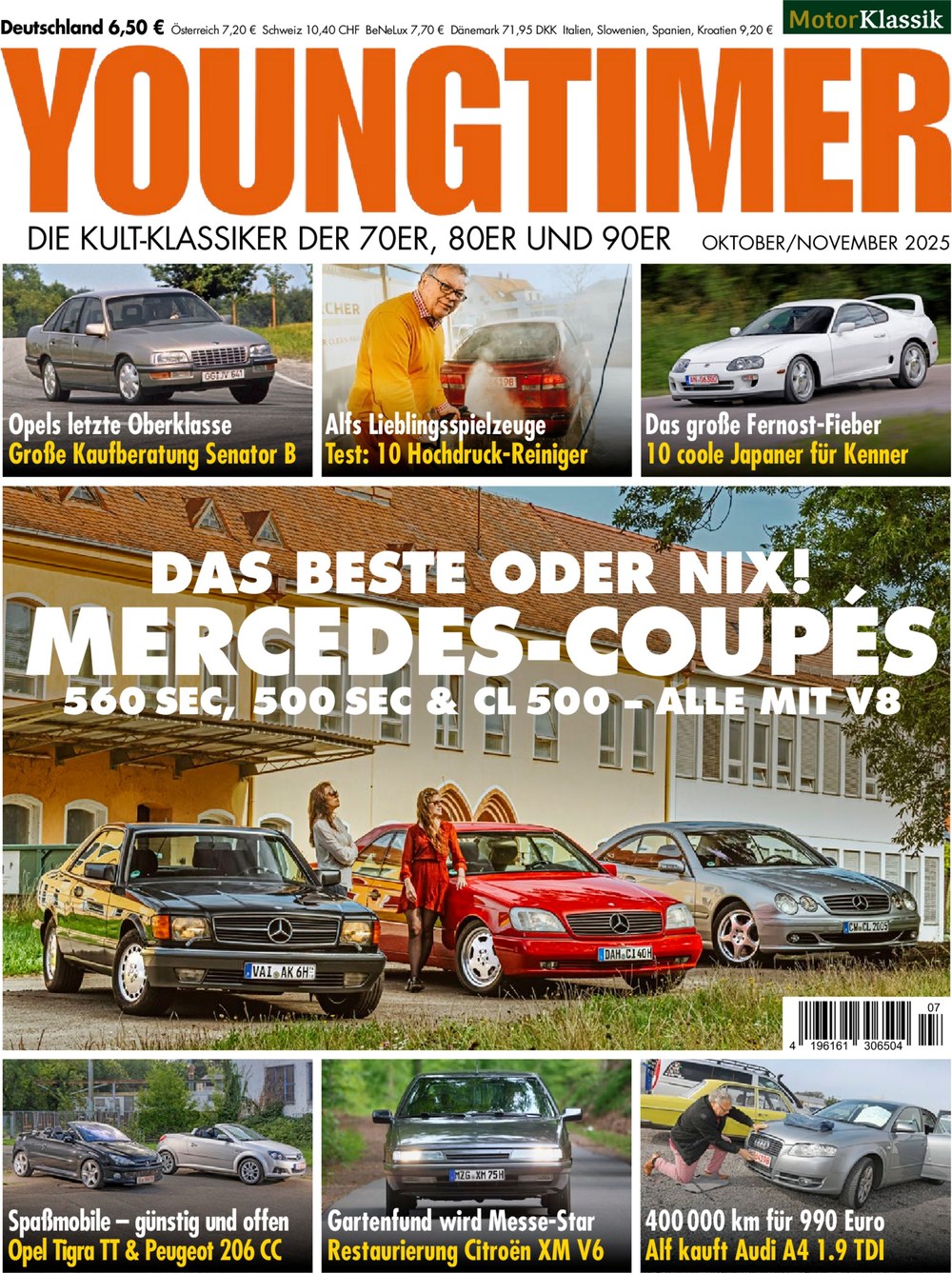 Youngtimer Magazin Deutschland 2025-07 Mercedes-Coupés Mercedes 560 SEC Mercedes 500 SEC