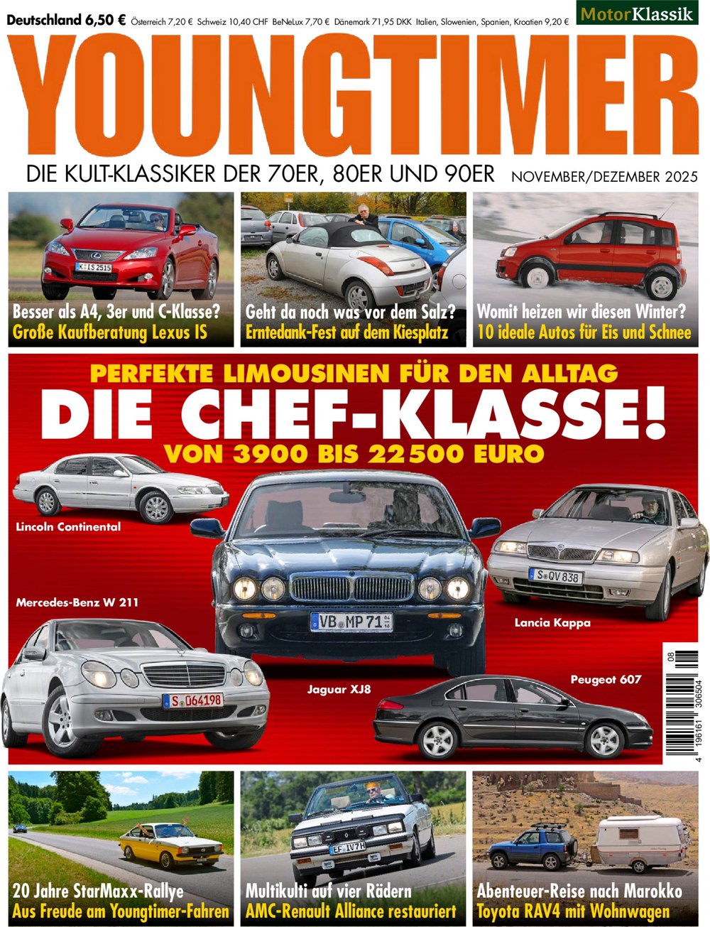Youngtimer Magazin Deutschland 2025-08 Youngtimer Limousinen Chef-Klasse
