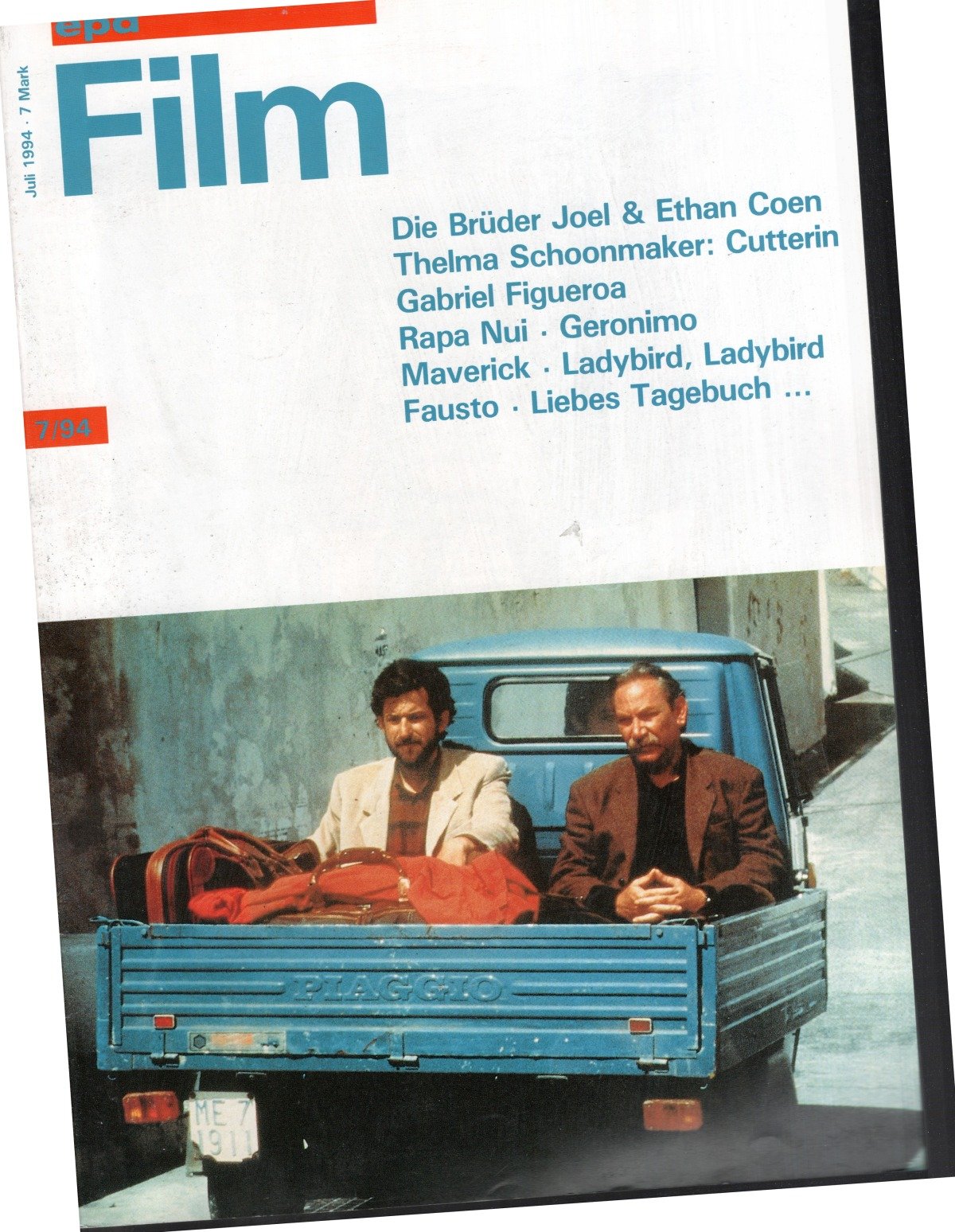 EPD Film Magazin Deutschland 1994-07 Nanni Moretti Joel Coen Ethan Coen Thelma Schoonmaker Gabriel Figueroa