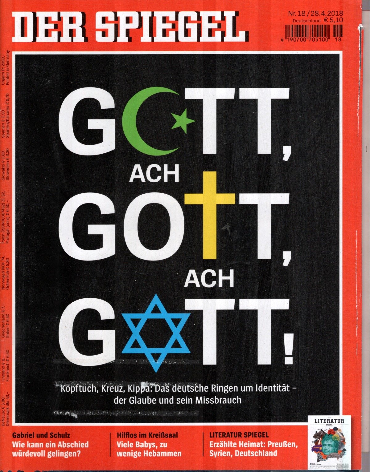 Der Spiegel Magazin Deutschland 2018-18 Identität Religion Glaube
