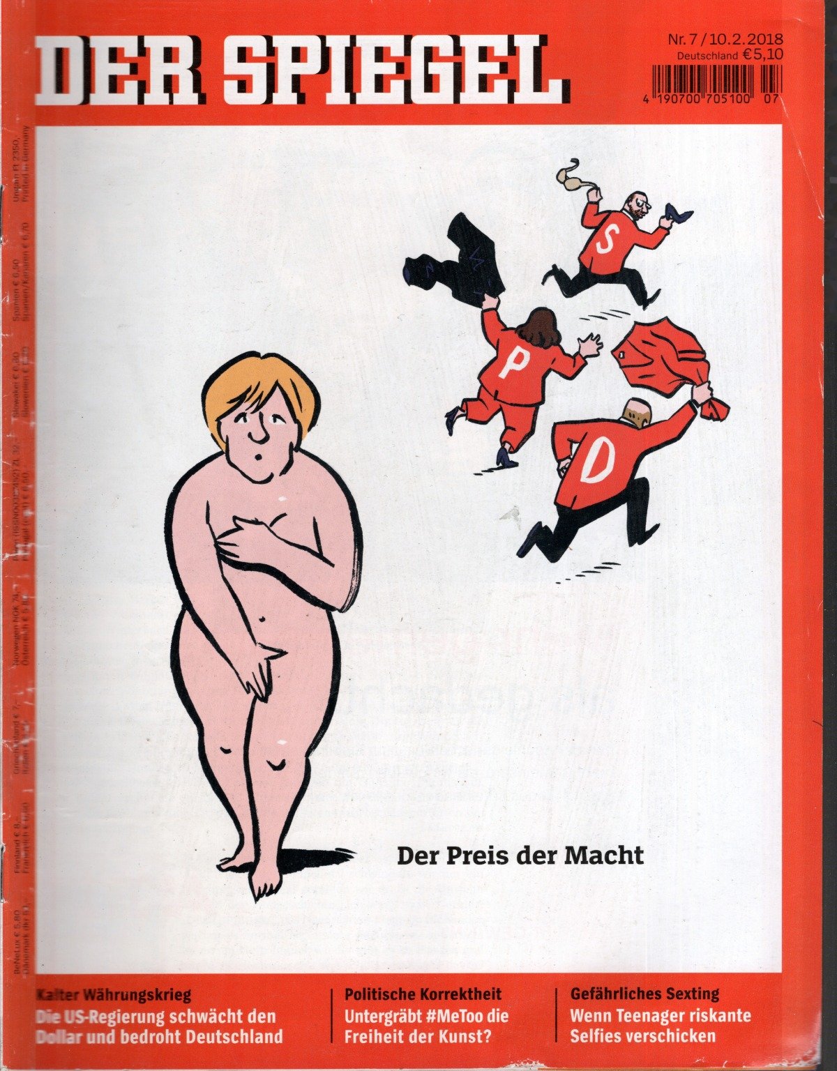 Der Spiegel Magazin Deutschland 2018-07 Angela Merkel