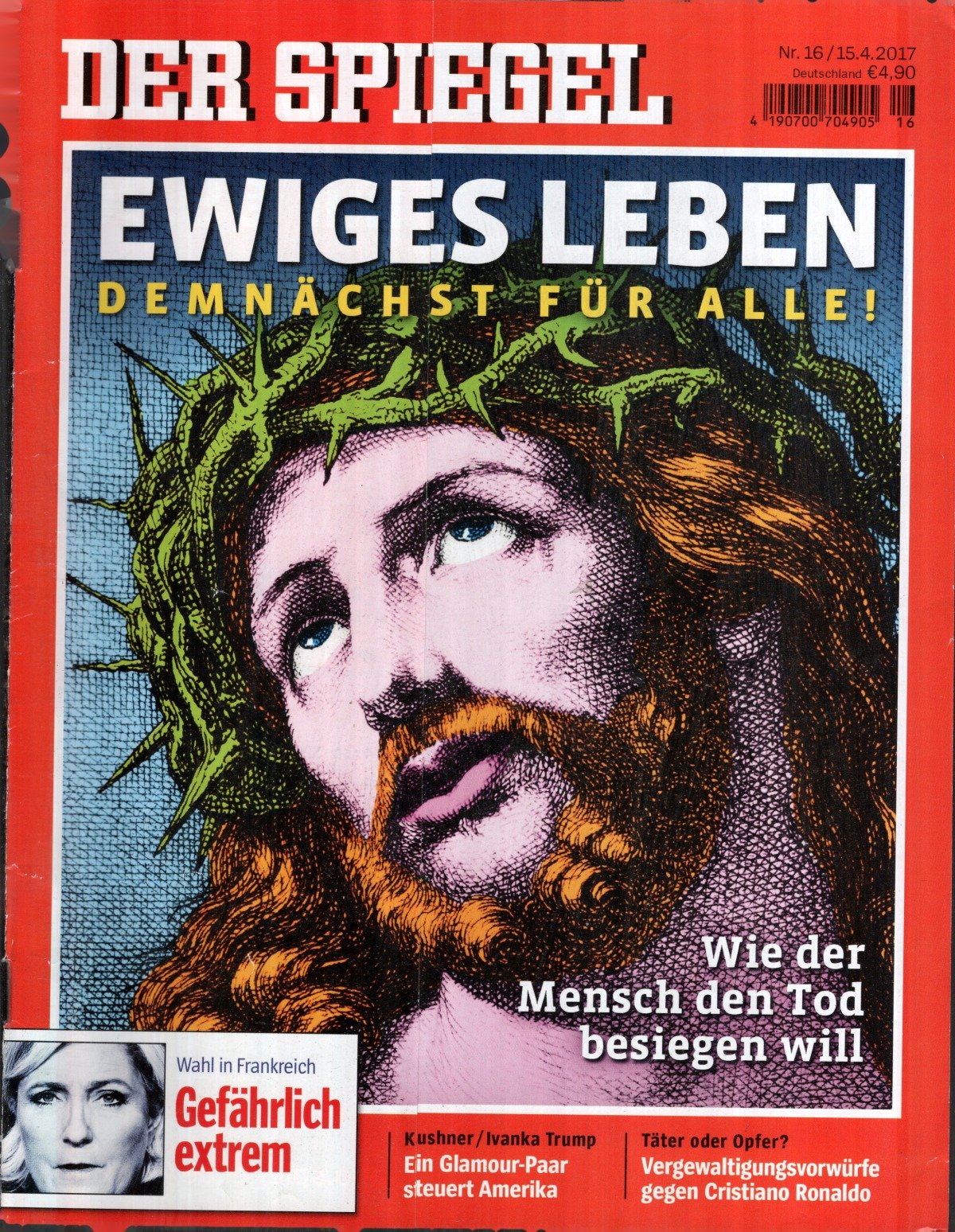 Der Spiegel Magazin Deutschland 2017-16 Jesus Marine Le Pen Ivanka Trump Jared Kushner Cristiano Ronaldo