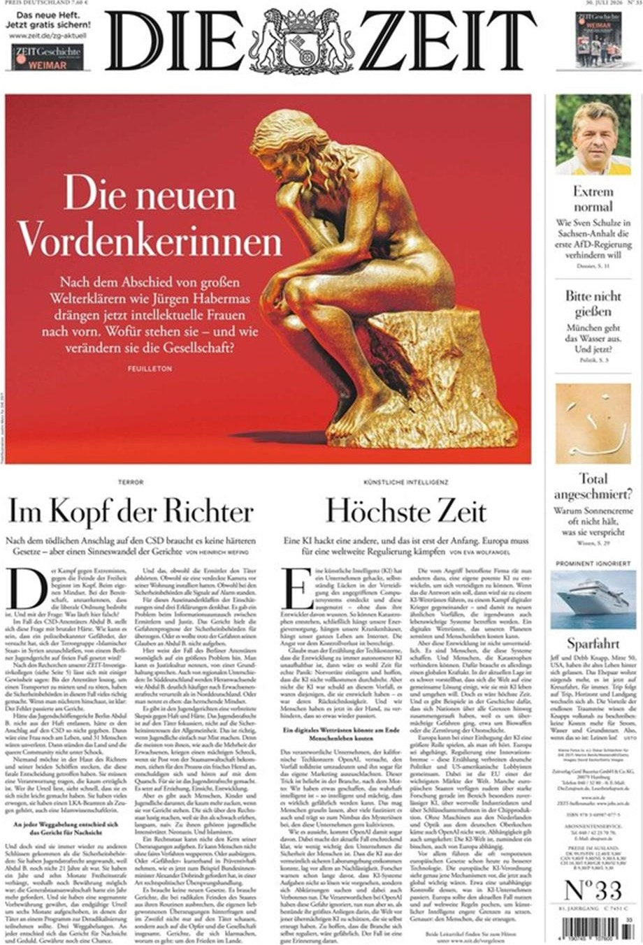 Zeit Magazin Deutschland 2026-33 Jürgen Habermas