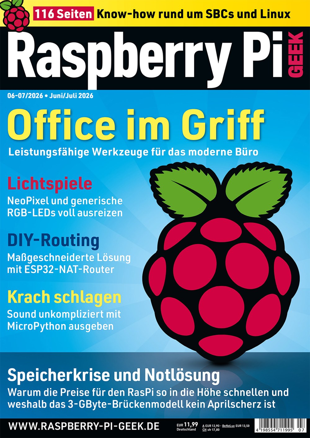 Geek Magazin Deutschland 2026-07 Raspberry Pi Single-board Computers Linux