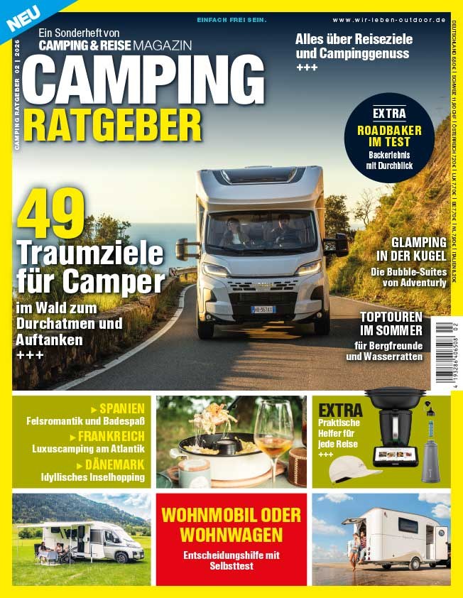 Camping Ratgeber Magazin Deutschland 2026-02 Camping Wohnmobil Wohnwagen