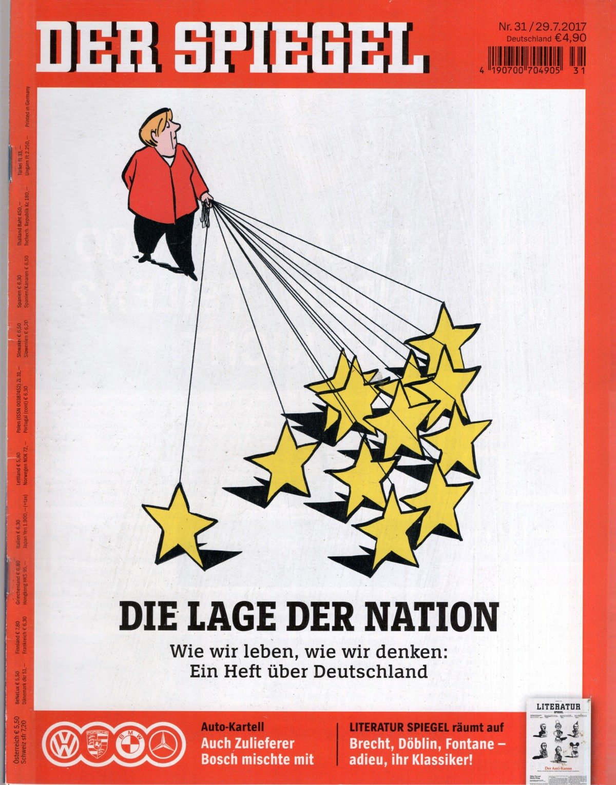 Der Spiegel Magazin Deutschland 2017-31 Angela Merkel