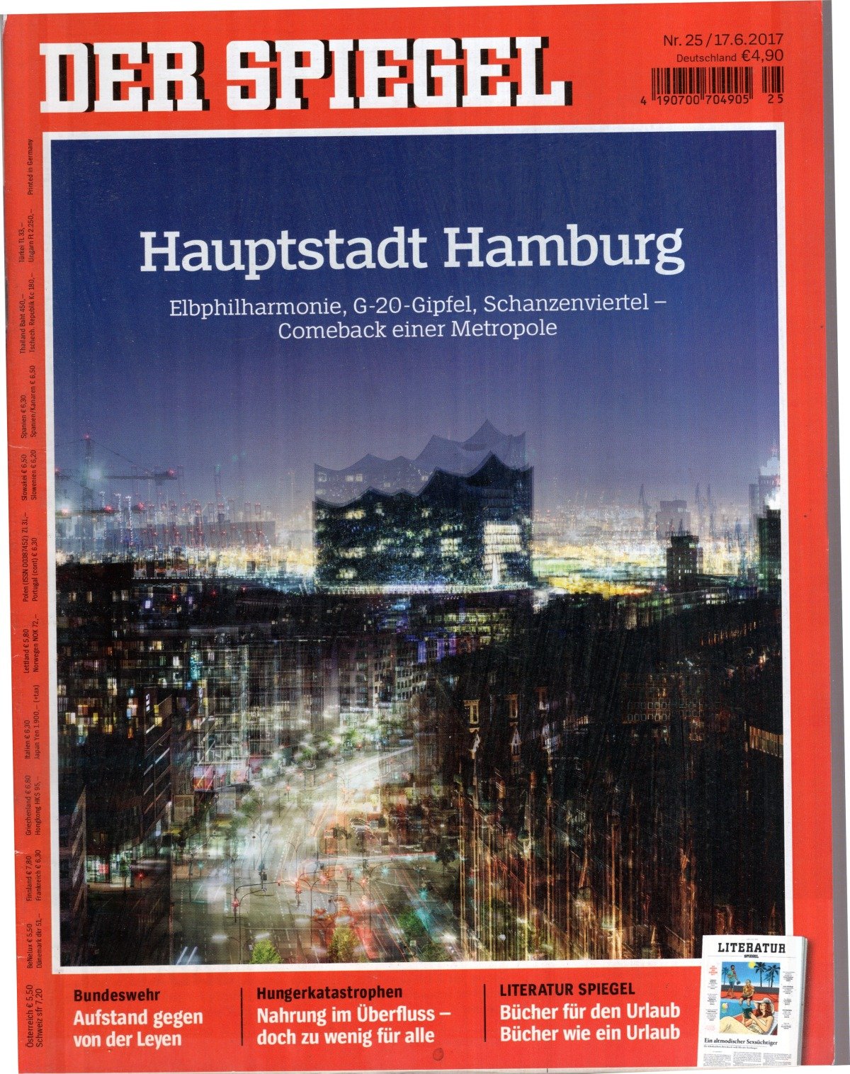 Der Spiegel Magazin Deutschland 2017-25 Hamburg Stadtentwicklung Elbphilharmonie