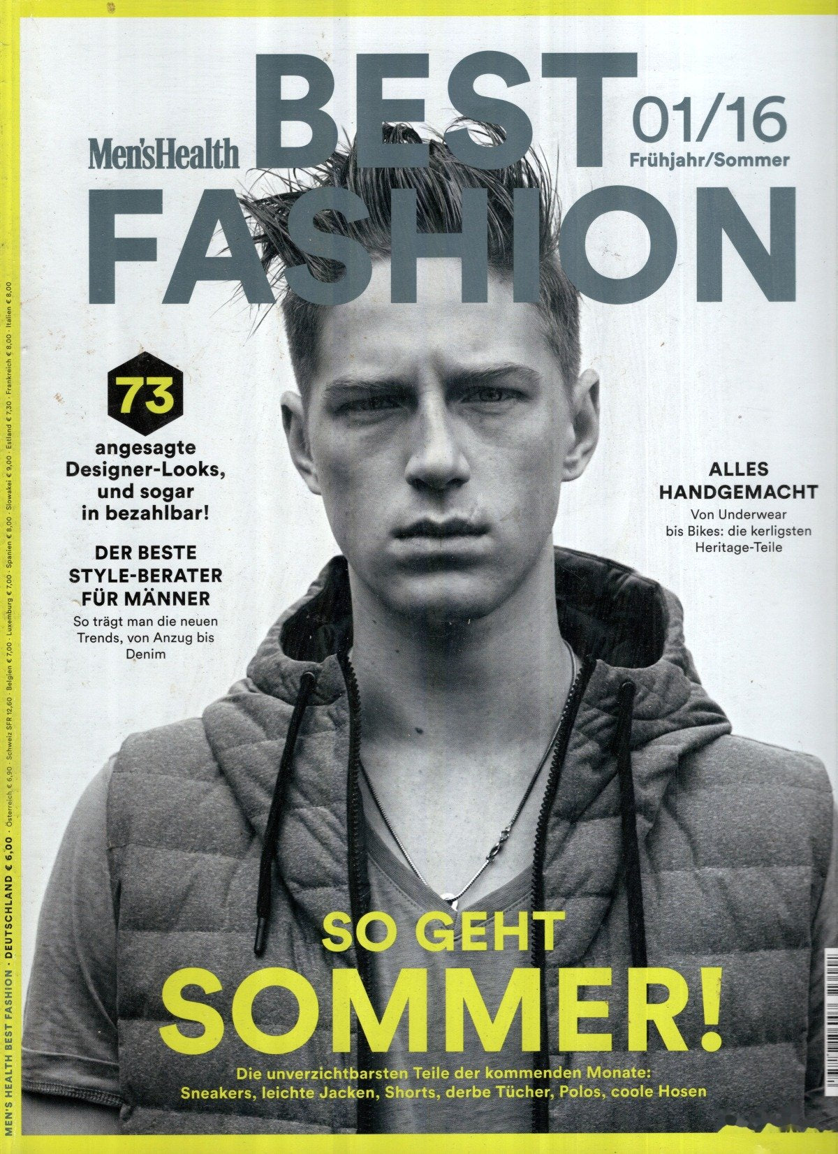 Mens Health Best Fashion Magasin Tyskland 2016-01