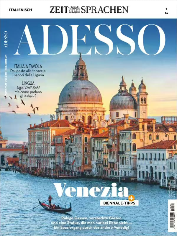 Adesso, Italienisch-magazin Rivista Germania 2024-07 Edizione originale