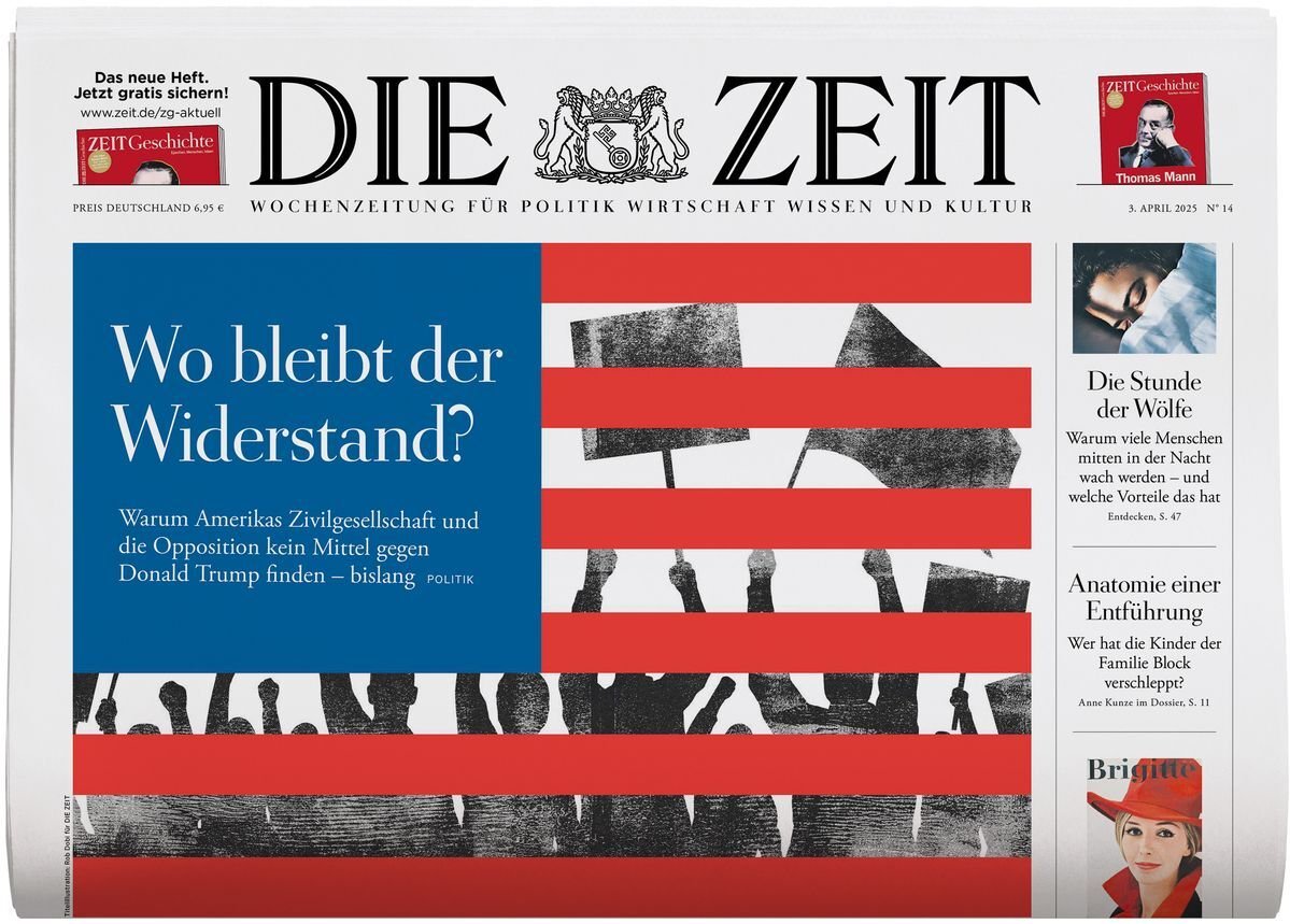 Zeit Magazin Deutschland 2025-14 Donald Trump Thomas Mann